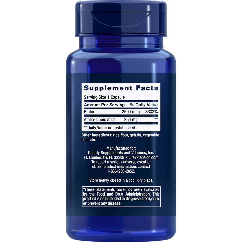 Alpha-Lipoic Acid with Biotin
