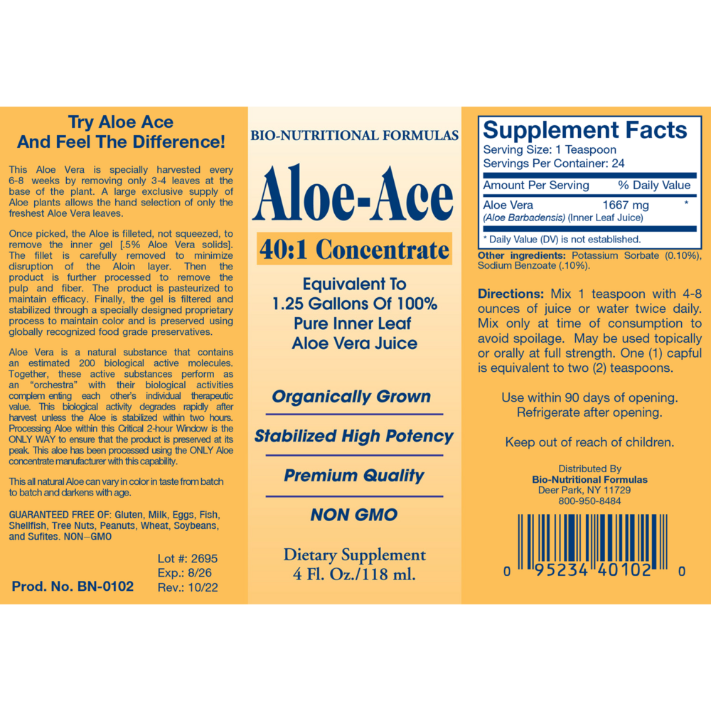 Aloe-Ace 40:1 Concentrate