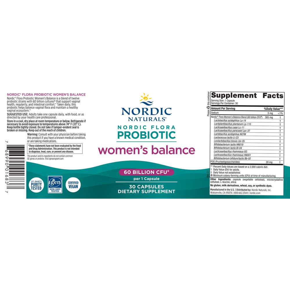 Nordic® Flora Probiotic Women's Balance