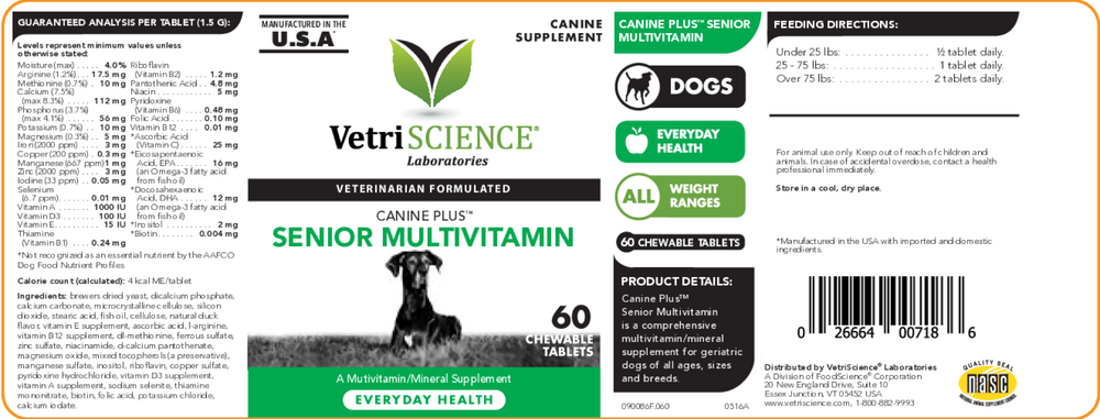 Canine Plus Senior Multi