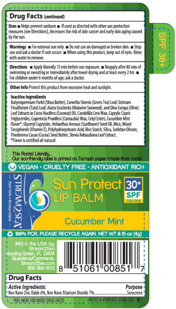 SPF 30+ Lip Balm - Cucumber Mint