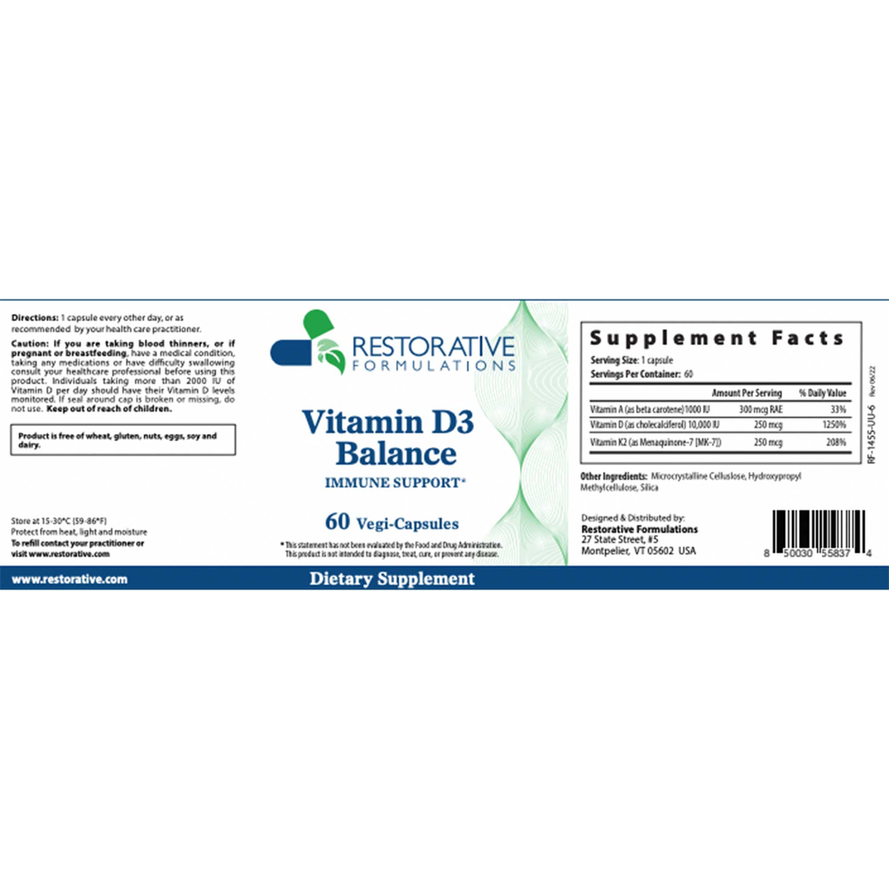 Vitamin D3 Balance