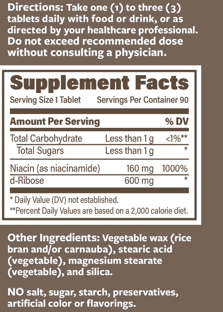 RiaGev®-SR Niacinamide 160mg + Riboside 600mg