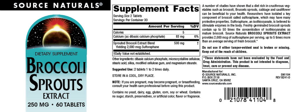 Broccoli Sprouts Extract