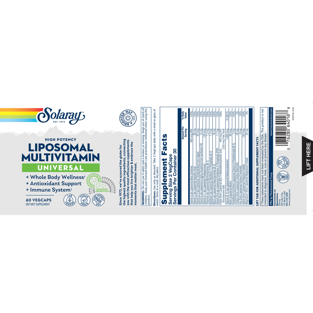 Liposomal Universal MultiVitamin