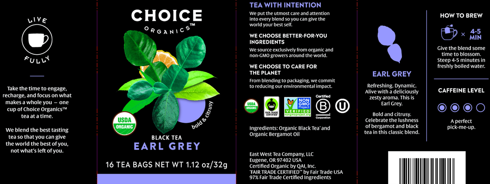 Earl Grey Tea Organic