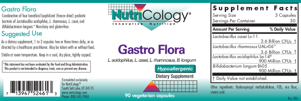 Gastro Flora Dairy Free