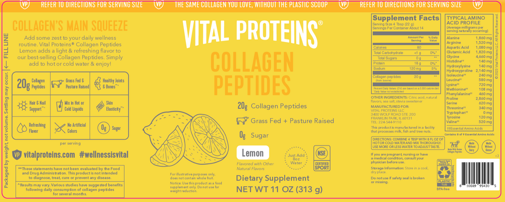 Collagen Peptides - Lemon