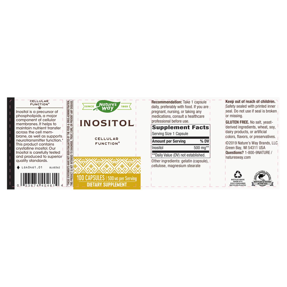 Inositol 500mg