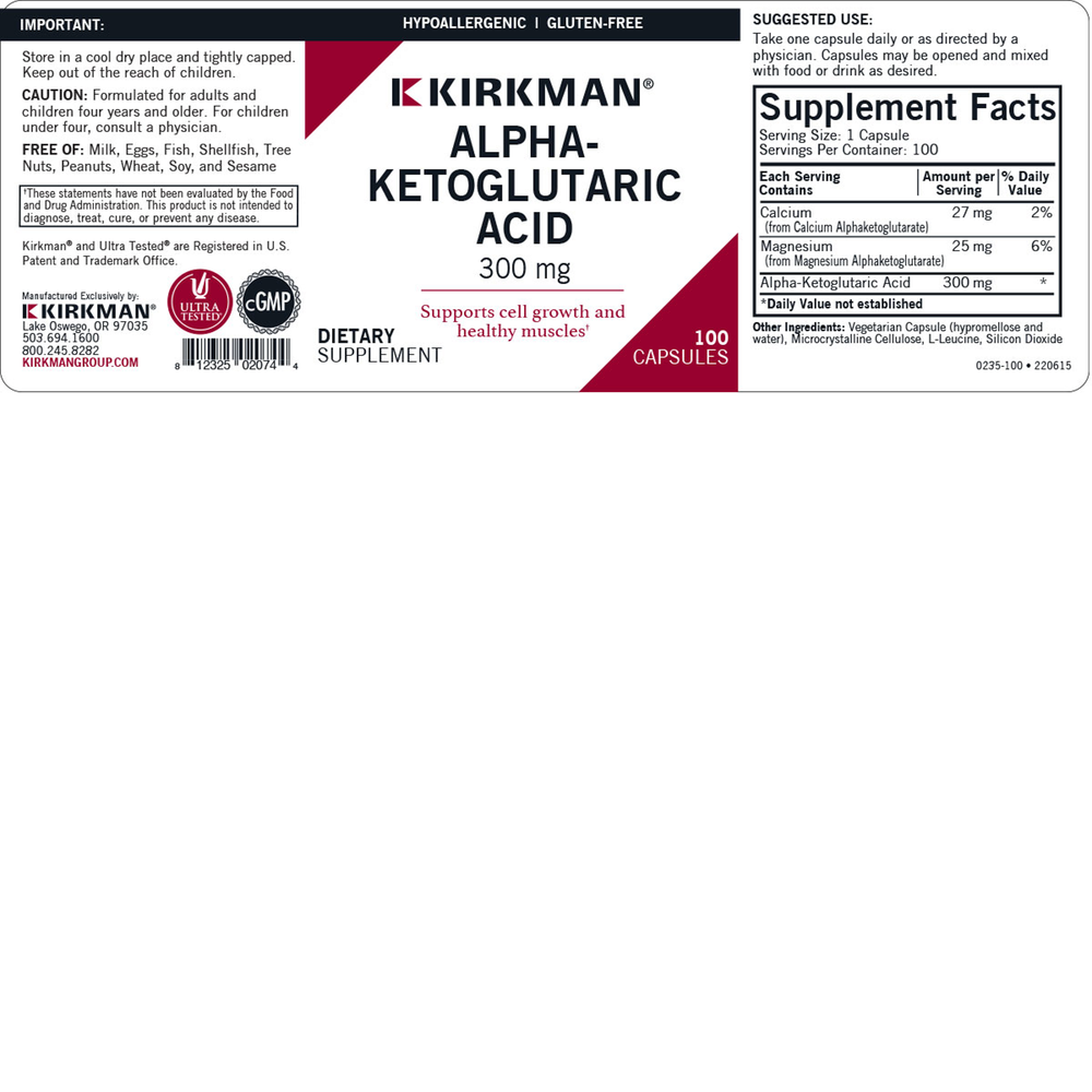 Alpha Ketoglutaric Acid