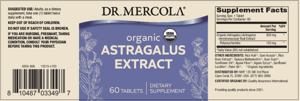 Organic Astragalus Extract