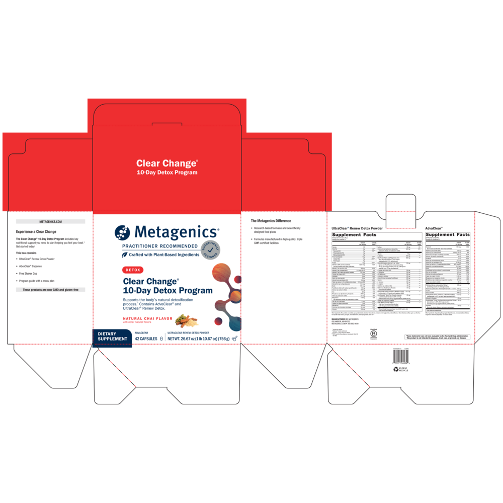 Clear Change®10-Day Detox Program Chai