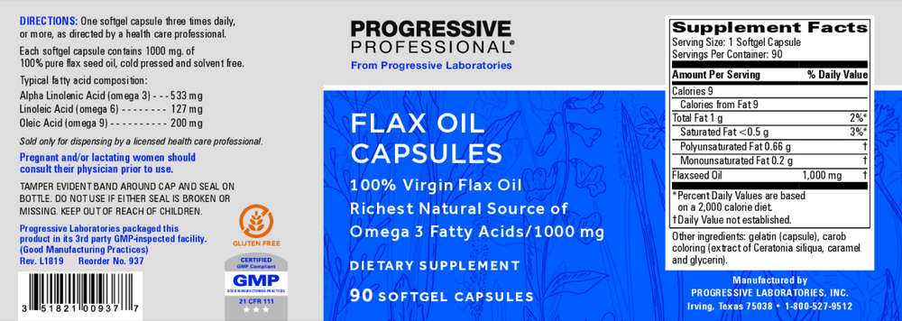 Flax Oil Capsules
