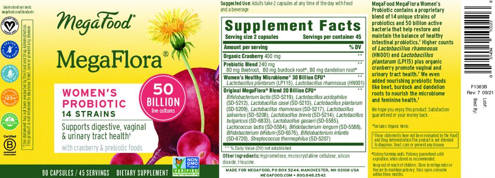 MegaFlora® Women's Probiotic