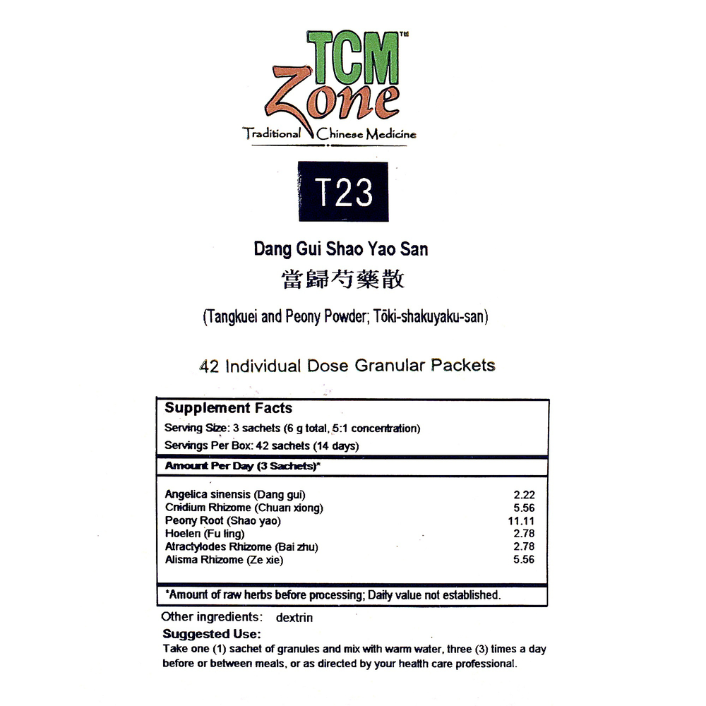 Dang Gui and Peony Formula Sachets (T23G)