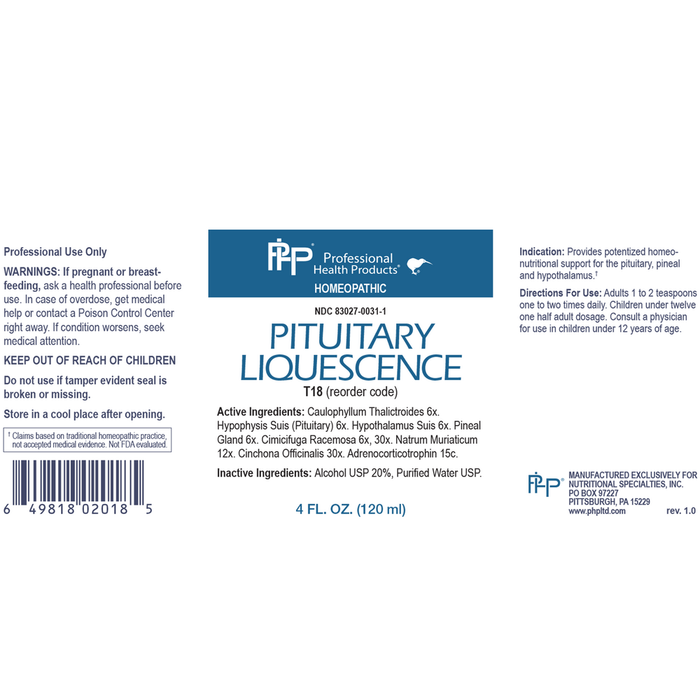 Pituitary Liquescence