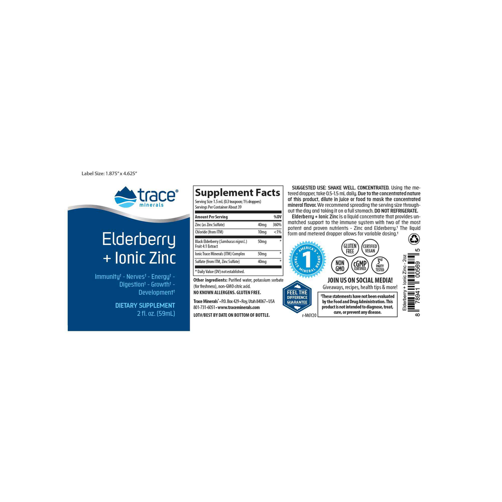 Liquid Ionic Elderberry + Ionic Zinc