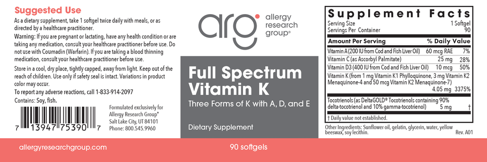 Full Spectrum Vitamin K