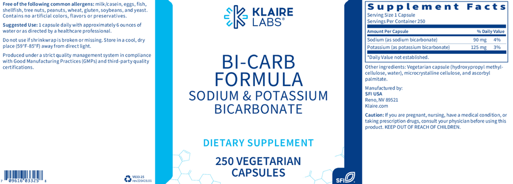 Bi-Carb Formula