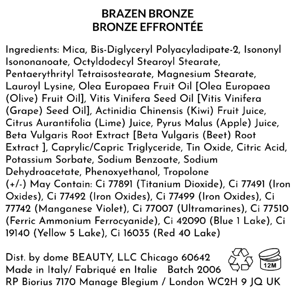 Diamond Shadow, Brazen Bronze