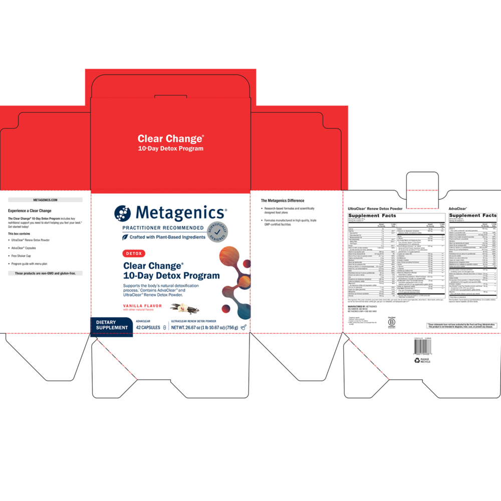 Clear Change®10-Day Detox Program Vanilla