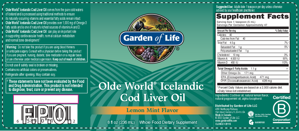 Cod Liver Oil Liquid