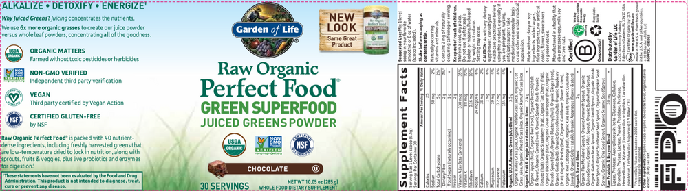 Perfect Food Raw-Real Raw Chocolate Cacao Powder