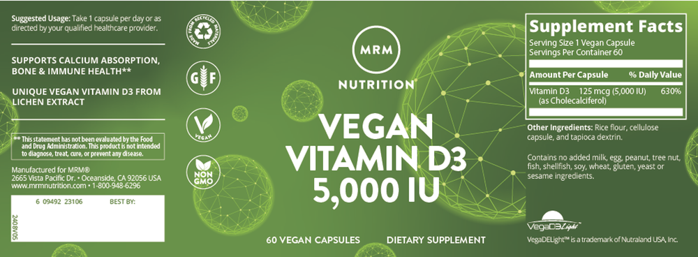 Vegan Vitamin D3 5000IU