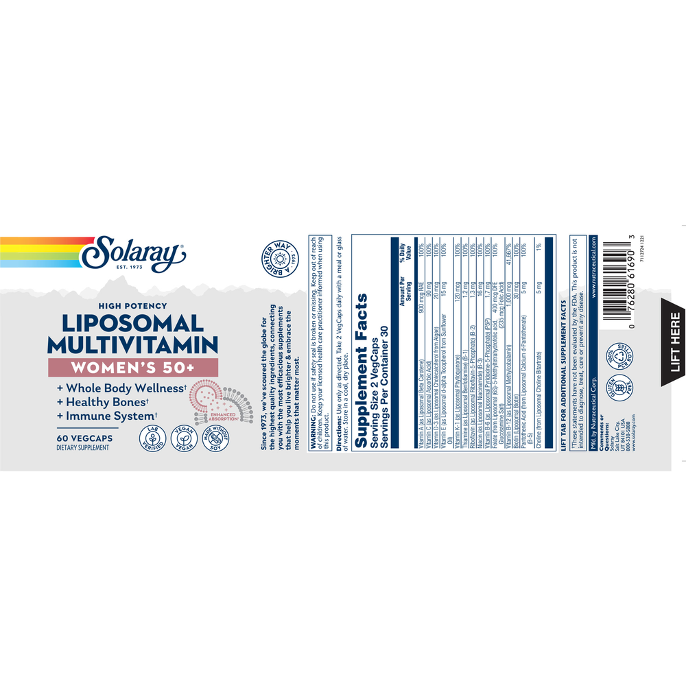 Liposomal Women's 50+ MultiVitamin