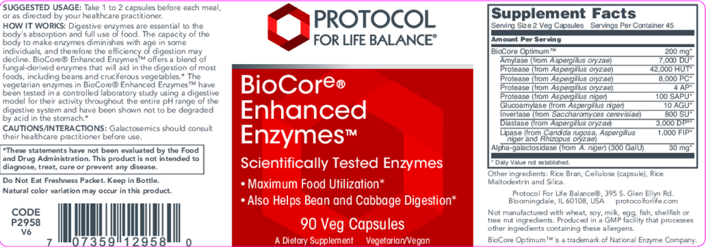 BioCore Enhanced Enzymes