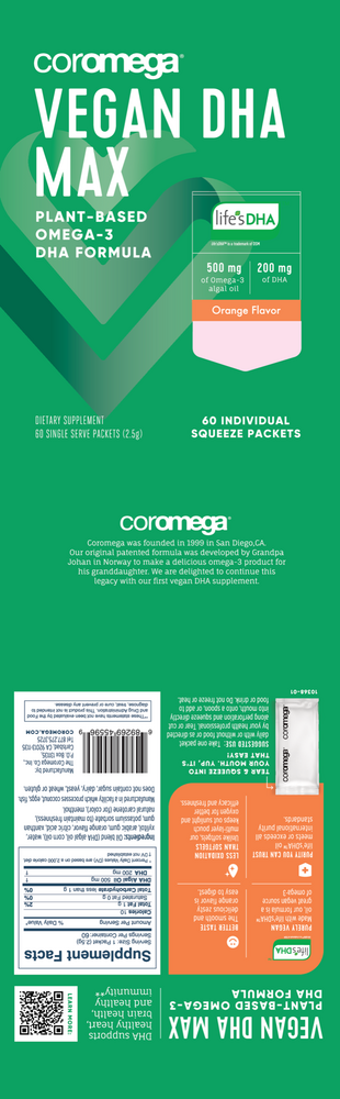 Vegan DHA MAX - Orange