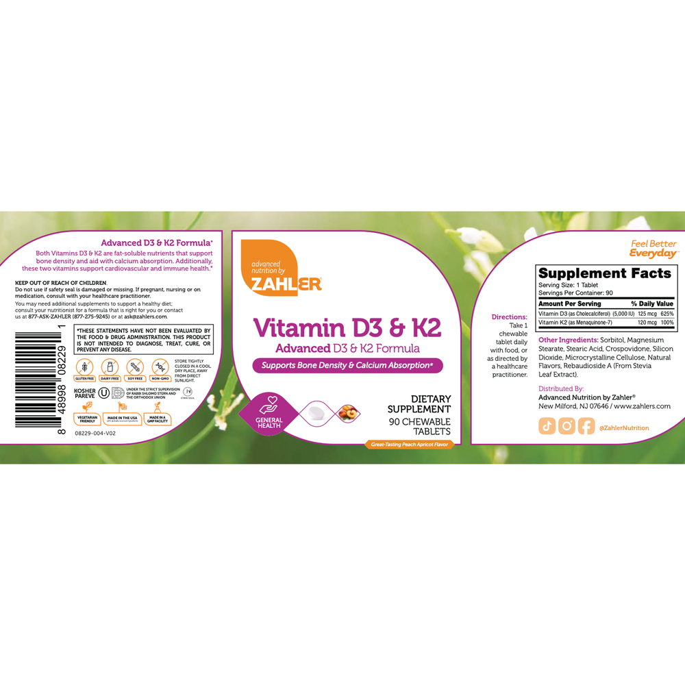 Vitamin D3 & K2