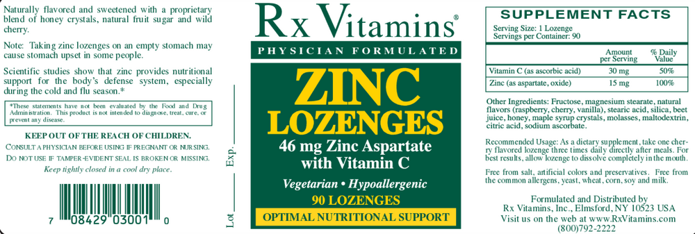 Zinc Lozenges