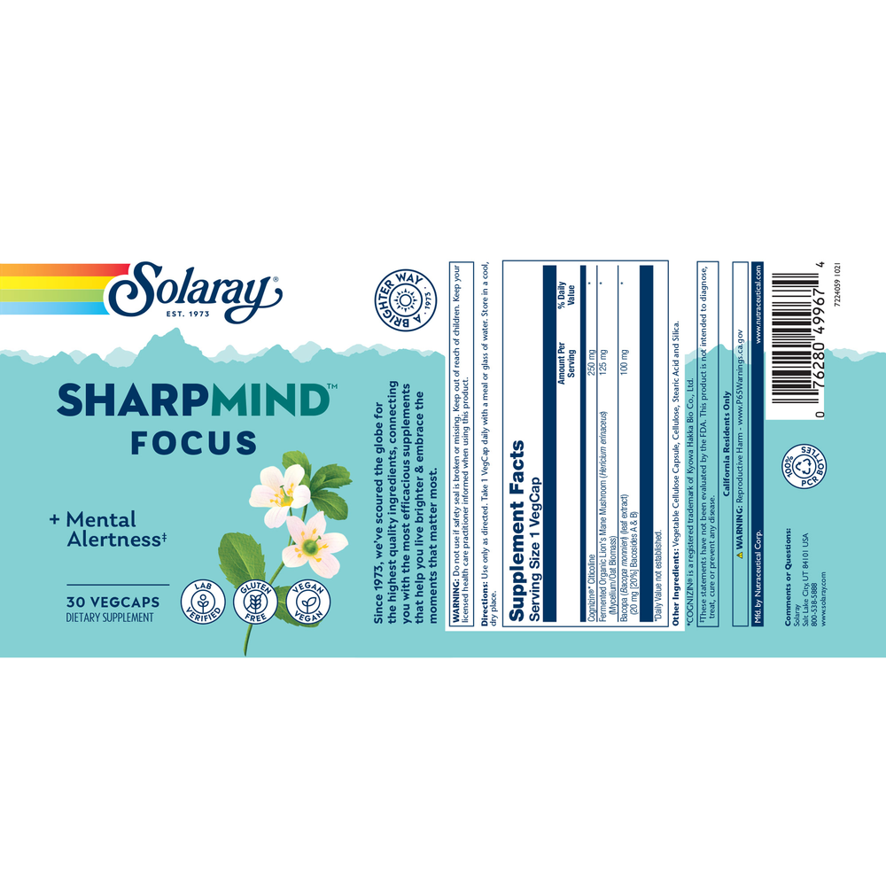 SharpMind Nootropics Focus