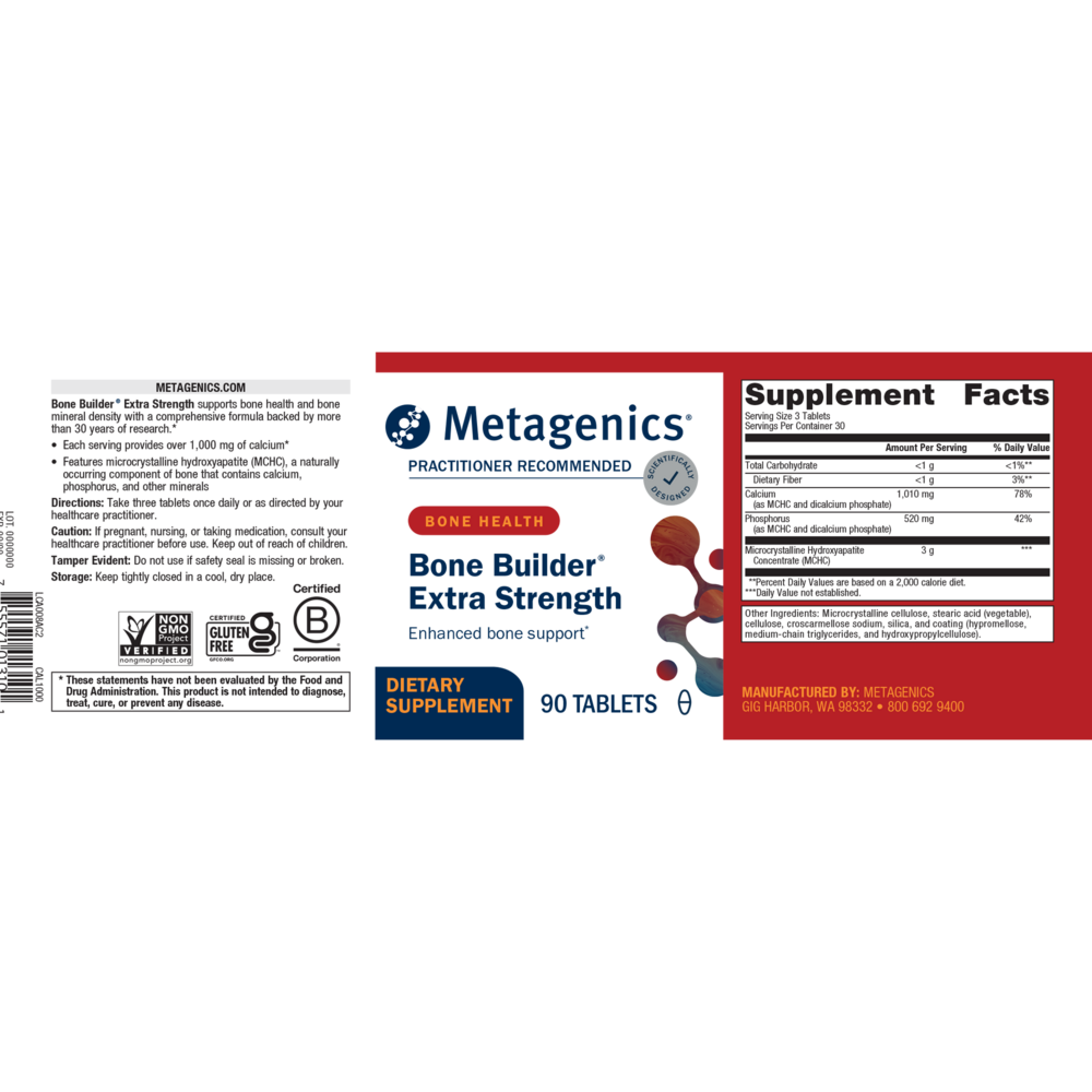 Bone Builder® Extra Strength (formerly Cal Apatite 1000)