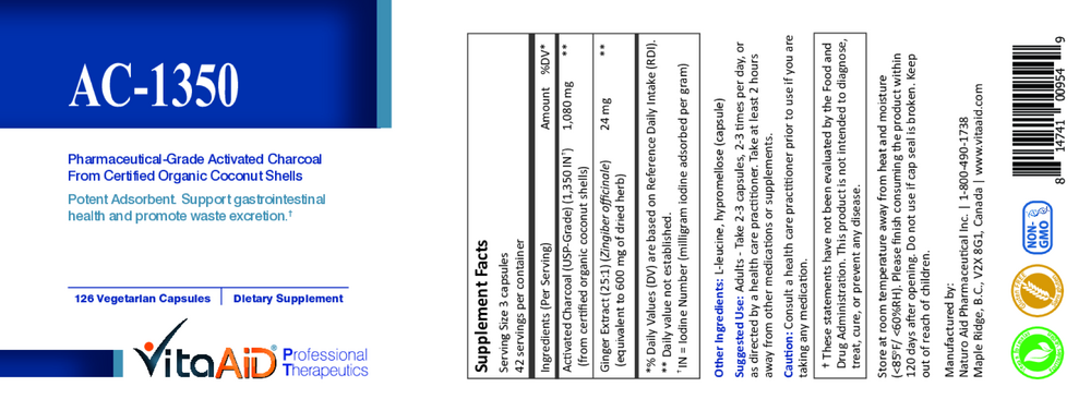 AC-1350 (USP-Grade Activated Charcoal)