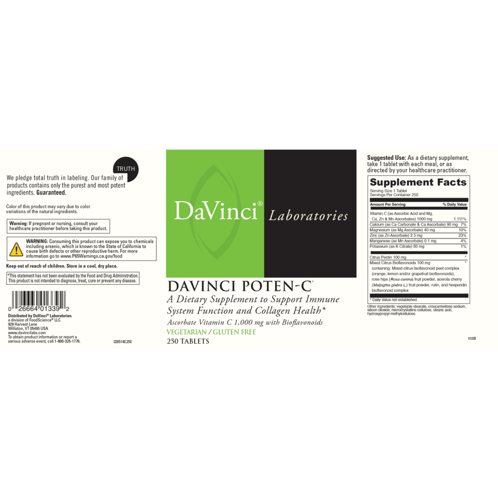 DaVinci Poten-C® (California Only)