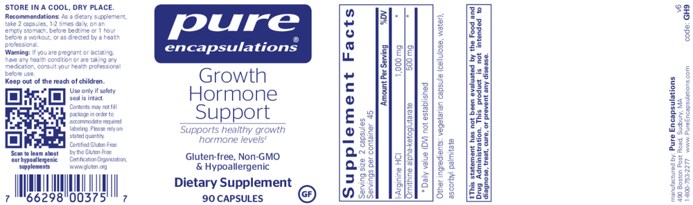 Growth Hormone Support*