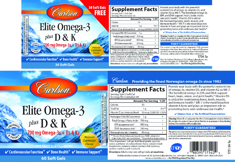 Elite Omega 3 + D3 & K
