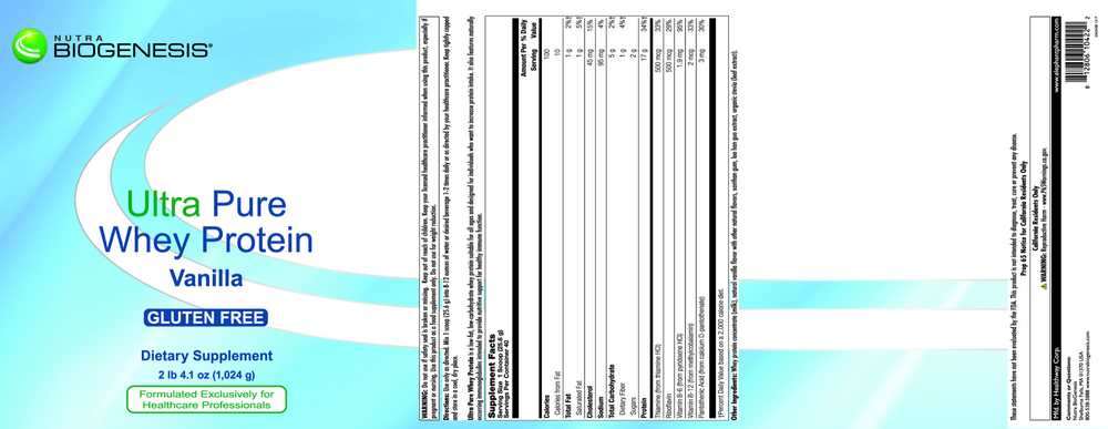 Ultra Pure Whey Protein/Vanilla