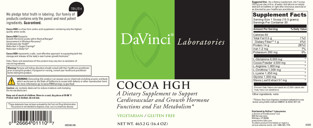Cocoa HGH
