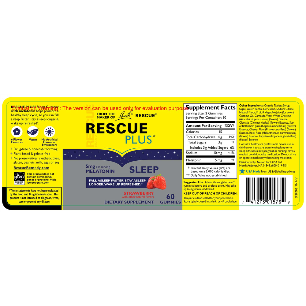 Rescue® PLUS Sleep