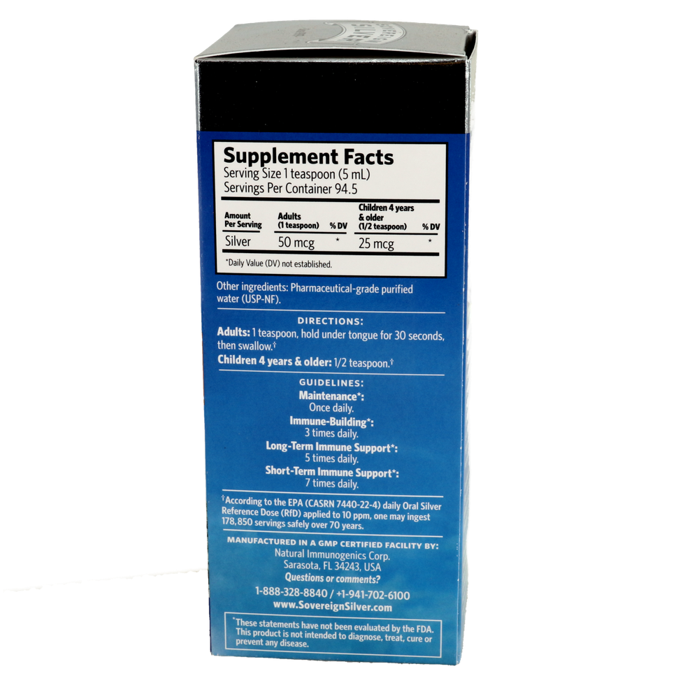 Bio-Active Silver Hydrosol Immune Screw Top