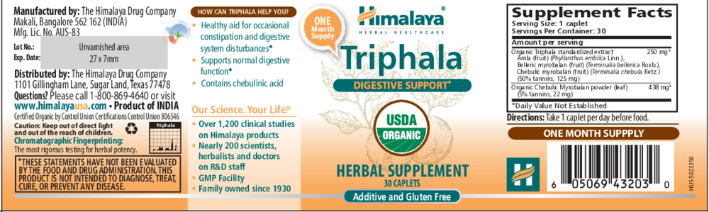 Organic Triphala