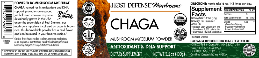 Chaga Mushroom Mycelium Powder