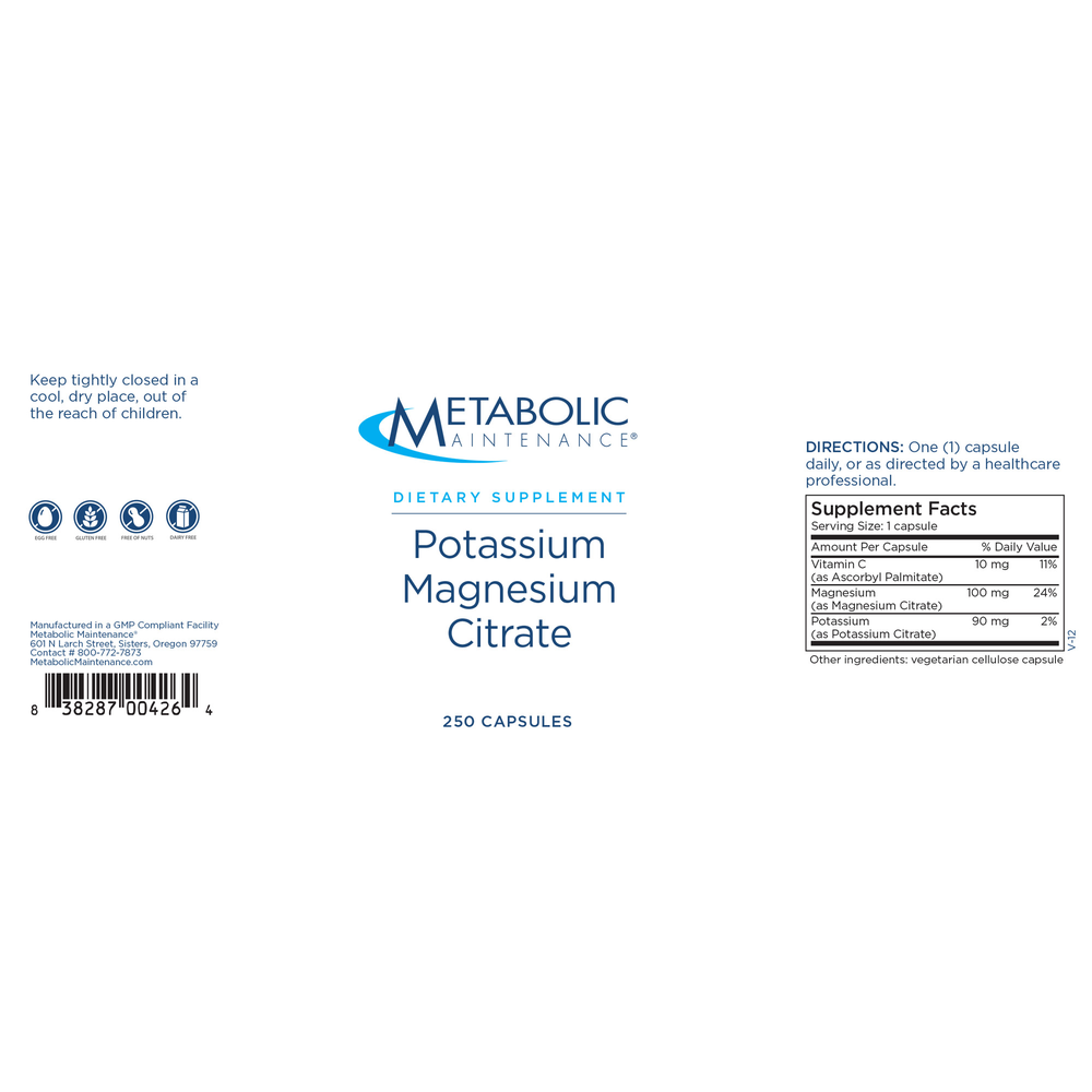 Potassium Magnesium Citrate