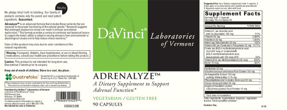 AdrenaLyze (California Only)