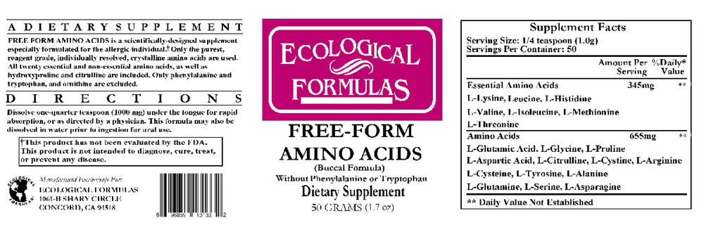 Amino Acid Crystals (Free-Form)