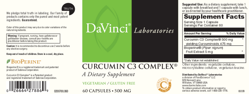 Curcumin C3 Complex 500mg