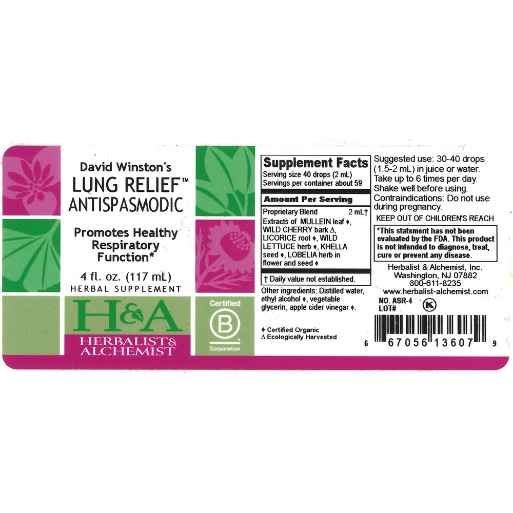 Lung Relief Antispasmodic